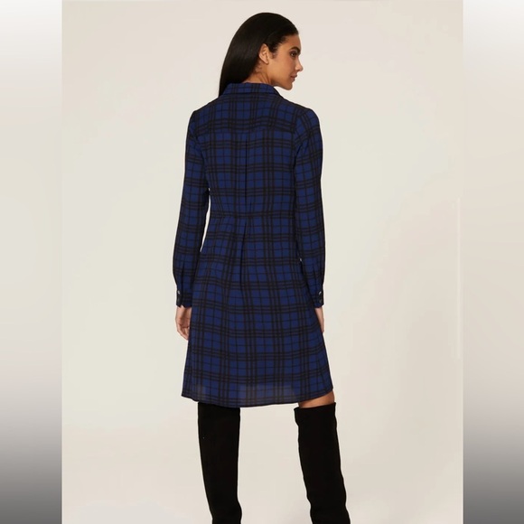 Thakoon x RTR Blue Plaid Shirtdress - Picture 4 of 9
